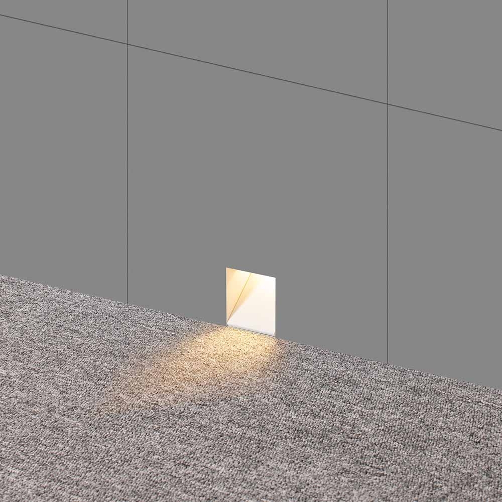 3W Recessed Trimless Step Light