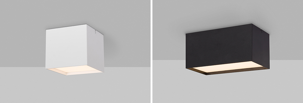 Square single & twin diffused downlight